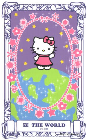 Hello Kitty Tarot Cards by Ryugi Kagami